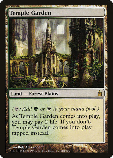 IMPORTABLE DUBAI-Temple Garden Ravnica: City of Guilds Magic: The Gathering English Non-foil