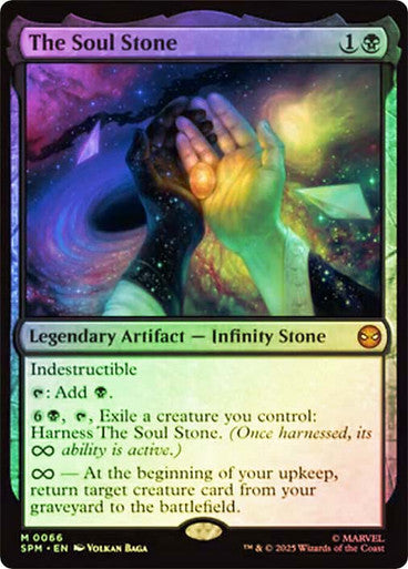 PROXI DUBAI-The Soul Stone Marvel's Spider-Man Foil Default English Magic: The Gathering