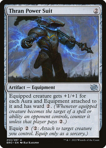 ORIGINAL-Thran Power Suit The Brothers' War Magic: The Gathering English Non-foil