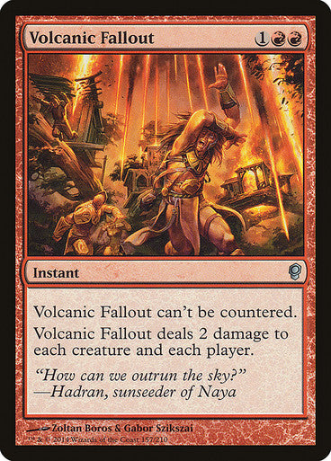 ORIGINAL-Volcanic Fallout Conspiracy Magic: The Gathering English Non-foil