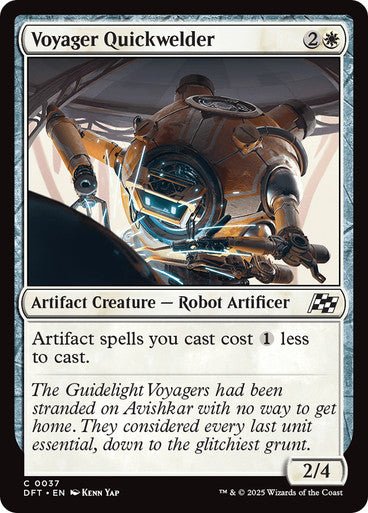 ORIGINAL-Voyager Quickwelder Aetherdrift Magic: The Gathering English Non-foil