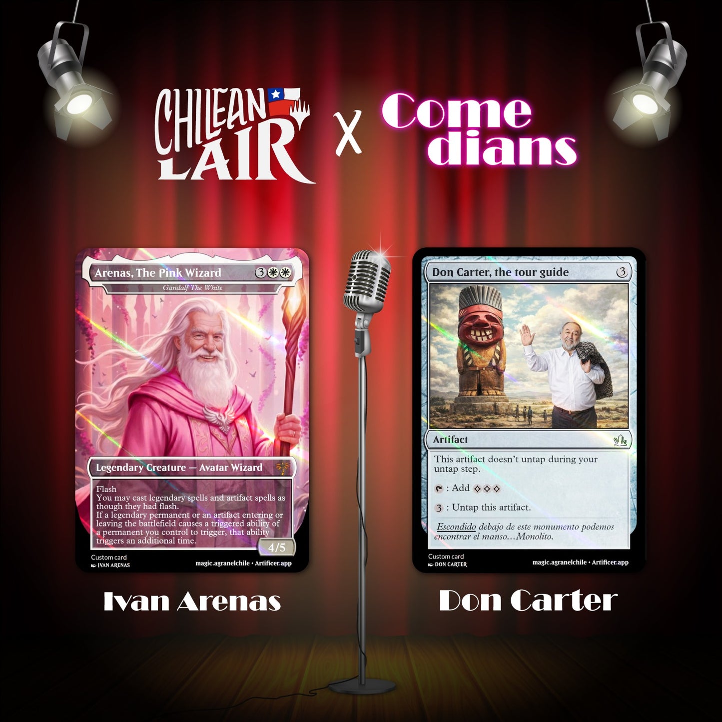 CHILEAN LAIR- SET COMEDIANS